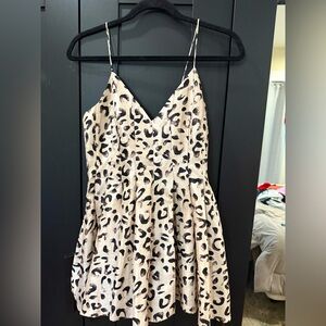 Keepsake size small leopard print romper